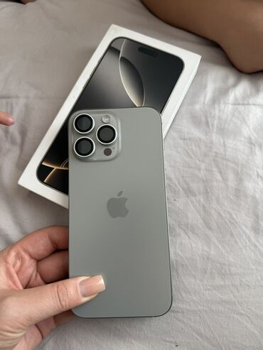 телефон филипис: IPhone 16 Pro Max, 256 ГБ, Natural Titanium, Коробка, 100 %