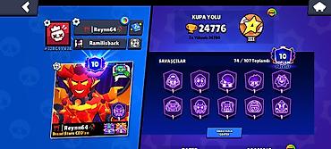 brawl stars bedava hesaplar: Brawl Stars hesabı – 24k - kupa 74 karkater real alıcıya endirim — 4