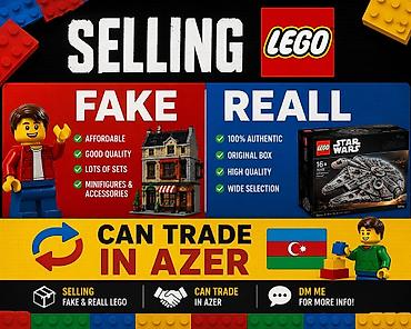 lego minifigur: Satiram fake yada oriqinal lego barter var — 1