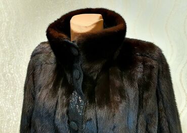 Шубы: Шуба, Норка, Длинная модель, Германия, 4XL — 11