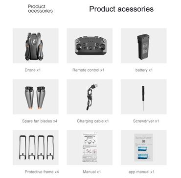 Dronovi: Dron Z908 sa dve kamere 4k i senzor za izbegavanje Cena 6990din - — 22