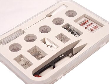швейная машинка для кожи: Дополнительные лапки в наборе предназначены для машин с вертикальным