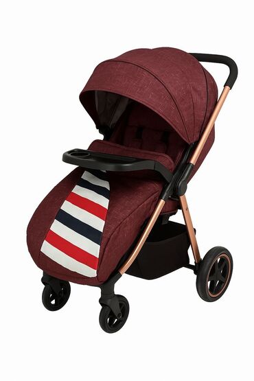 прогулочные коляски с рождения: Коляска, цвет - Фиолетовый, Б/у