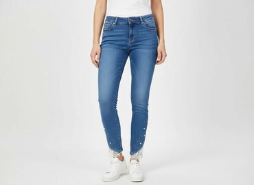 jeansy plus size wysoki stan: Bodyflirt, Джинси жіночі, розмір S