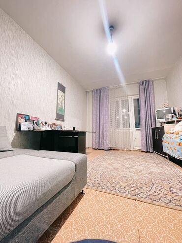 гос садики ленинского района бишкек: 1 комната, 42 м², 105 серия, 5 этаж, Старый ремонт