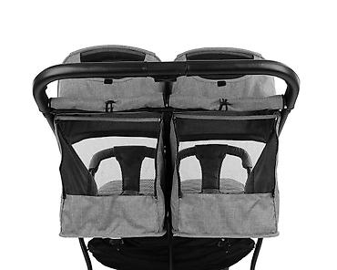 zextra kaputi: KIKKA BOO Happy 2 – kolica za blizance, light grey (SKU: KKB4) Kikka — 7