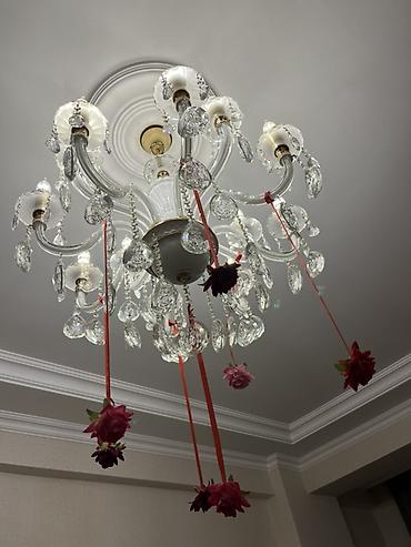 cilcıraq modelləri: Çılçıraq, 8 lampa, Şüşə — 4