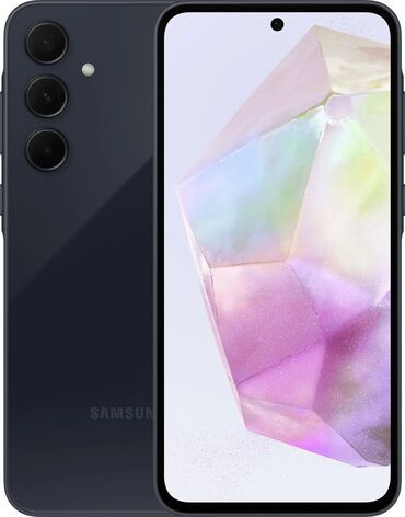 флай телефон 16: Samsung Galaxy A35, Б/у, 128 ГБ, цвет - Синий
