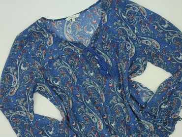 ubrania z piórami: Peacocks, Women's blouse, size 2XL (EU 44)