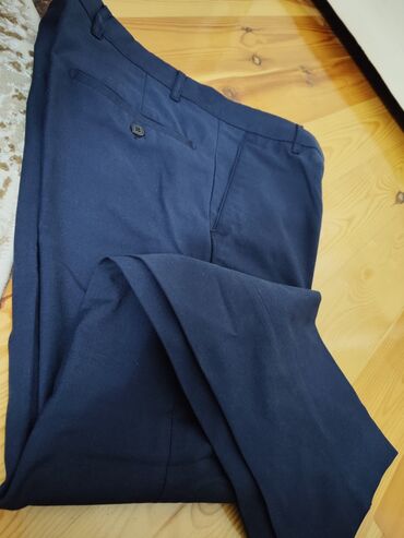 купить джинсовое платье турция большого размера: Брюки M (EU 38), цвет - Синий