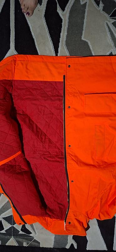 north face kurtka: Parlaq narıncı rəngdə sokar kambinzon geyim./jaketi – ölçü M — 6