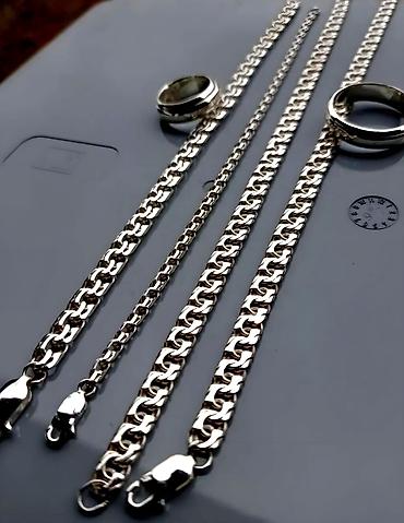 Серебряные цепочки: Серебряные цепи и браслеты Высшая проба изделий Серебро 940-960 проба — 5