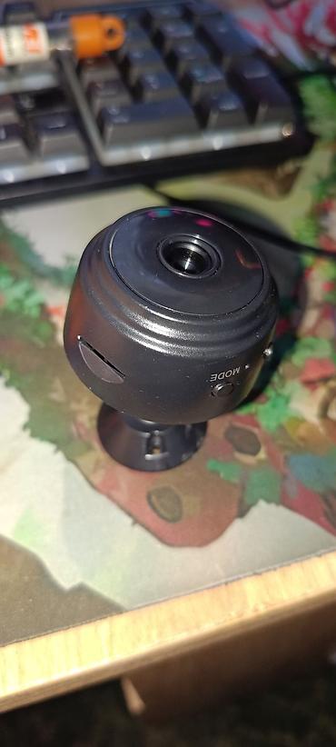sur mikrofon: Mini Wi‑Fi təhlükəsizlik kamerası (Model: iC4-9) - Kompakt, dairəvi — 1