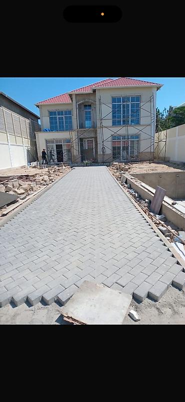 Beton plitələr: Rəngli səki daşları – zavod istehsalı - İkiqat qatlı vibropress — 39