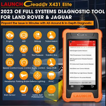 Alati za automobile: Novo - LAUNCH X431 OBD2 za JRL-LandRover & Jaguar Za podržane — 5