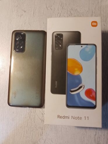 Redmi: Redmi Note 11, 128 GB, rəng - Göy, Qırıq, Sensor, Barmaq izi — 2