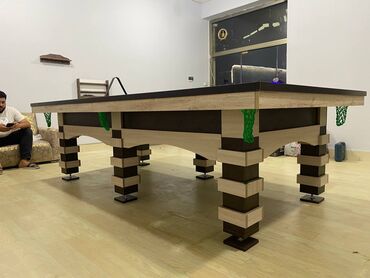 Bilyard masaları: - Rus bilyardı klassik stol. - Üzəri Mərmərdən dir. - Möhkəm — 3
