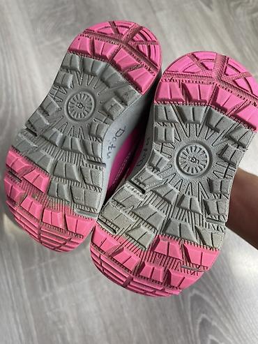 обувь уги: Детские зимние ботинки UGG - Цвет: ярко-розовый/фуксия с серой — 4