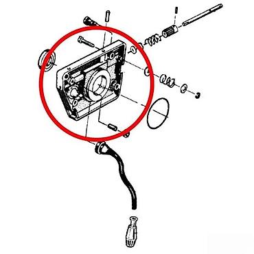 036 stihl: Pogonska ploča/kućište pogona uljne pumpe za motorne testere Stihl - — 3