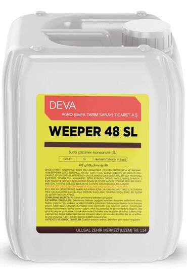 Məişət kimyəvi maddələri: Weeper 48 SL. 5Lt