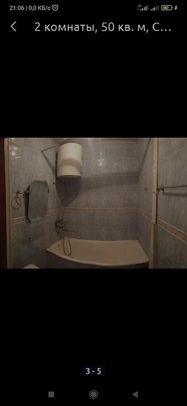 2ком кв бишкеке: 2 комнаты, 50 м², Индивидуалка, 3 этаж, Старый ремонт — 5