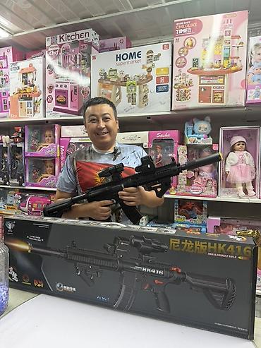 Игрушечный автомат HK416 (детский) - Тип: электрический игрушечный at lalafo.kg Игрушечный автомат HK416 (детский) - Тип: электрический игрушечный