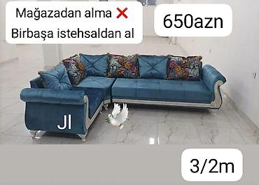 balin: Künc divan, Yeni, Vеlur parça — 1