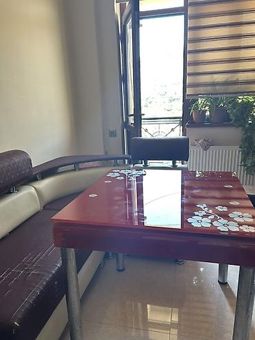 Диваны: Mətbəx üçün L formalı künc divan və masa dəsti - Dəst tərkibi: L — 5