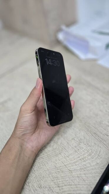 Apple iPhone: IPhone 14 Pro Max, Б/у, 128 ГБ, Matte Gold, Коробка, 85 %