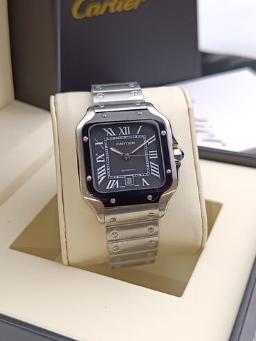 Qol saatları: Yeni, Qol saatı, Cartier, rəng - Gümüşü — 7