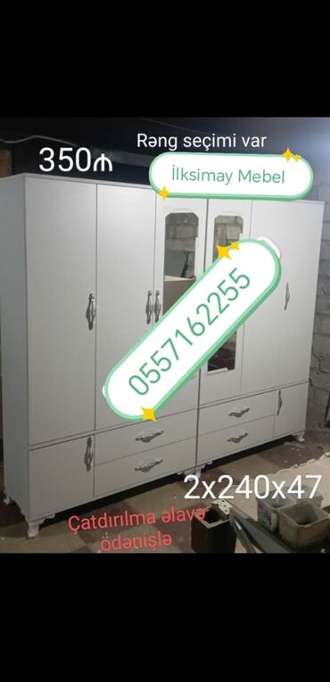 Dolablar: Yeni, Açılan, 4 qapılı Düz dolab, Dəhliz dolabı, Rusiya — 14