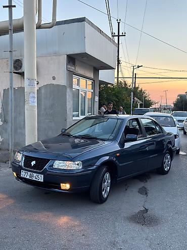 Iran Khodro (IKCO) Samand LX sedan - Kuzov: 4 qapılı sedan, tünd boz