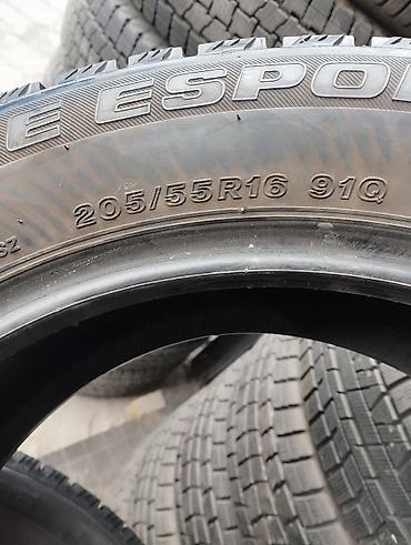 55: Шины 205 / 55 / R 16, Зима, Б/у, Комплект, Легковые, Япония, Bridgestone — 3