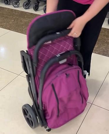 коляска бенебейби: Удобная детская прогулочная коляска BeneBaby пурпурного цвета — 4
