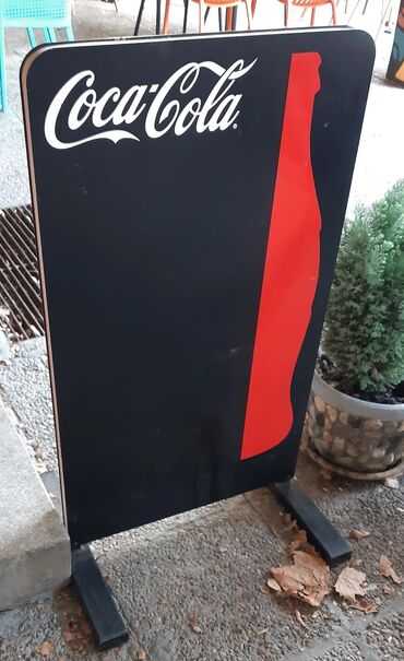 vješalice za kapute: Coca Cola Reklamna Tabla-Velika Metalna Tabla za menu