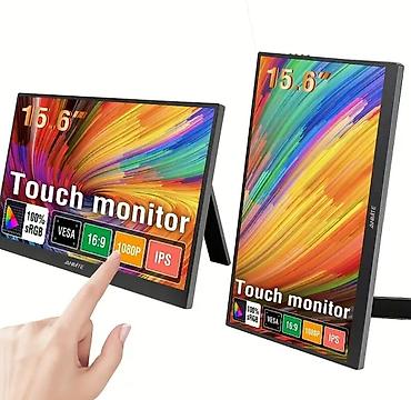 asus manitor: ANMITE 15.6" Universal Gaming portable Sensorlu Portativ Monitor — 1