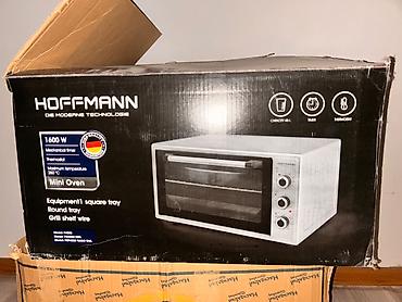 pec satilir: Hoffmann Mini Oven – elektrik sobası - Güc: 1600 W - Tutum: 48 L - — 1