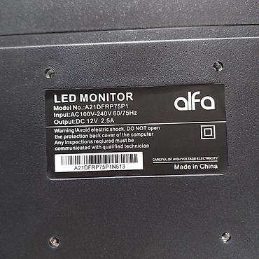 Monitorlar: Monitor “22inch Alfa 21DFRP75P1” ⭐Monitor 22inch Alfa 21DFRP75P1 – 85 — 10