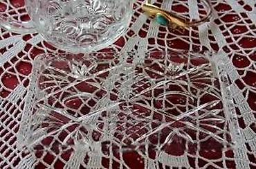 Ostalo posuđe: Kristalne pravougaone posude 2 komada. Prekrasne kristalne posude — 12