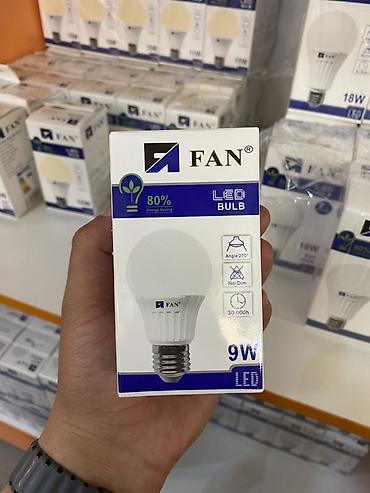 лампачка: Светодиодная лампа FAN LED Bulb 9W - Мощность: 9 Вт - Световой поток — 1