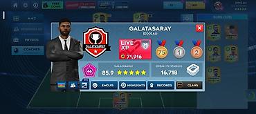 galatasaray forma satışı: Oyun hesabı – Dream League Soccer komandası 46 səviyyədir Komanda — 5