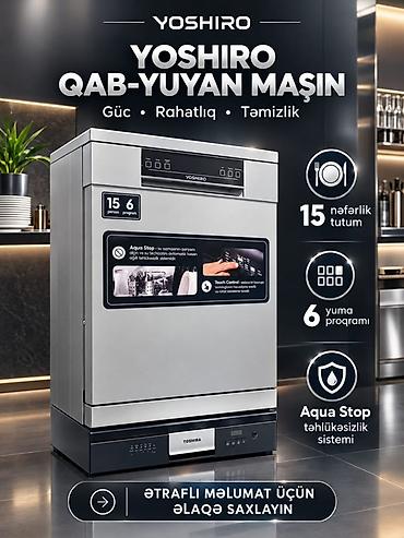 nn telecom: Yoshiro qab-yuyan maşın - 15 nəfərlik tutum – iri ailələr və qonaqlı — 1