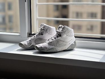 борцовки 42: Мужские кроссовки, 42, 42.5, Nike, Б/у, цвет - Серый, Самовывоз, Платная доставка — 2