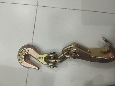 kil: Zəncir üçün ağır yük qarmağı və sıxac dəsti - Material: döymə polad — 1