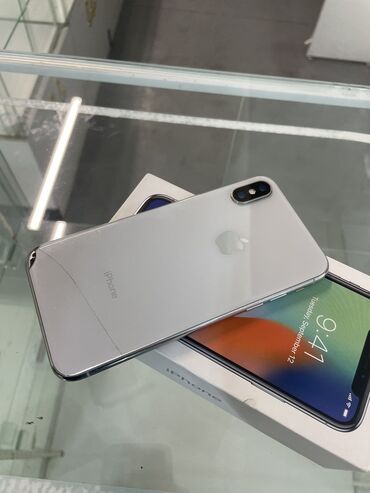 iphone x бишкек бу: IPhone X, Б/у, 64 ГБ, Space Gray, Коробка, 78 %