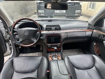 рекстон бишкек: Mercedes-Benz S-Class: 2002 г., 3.7 л, Автомат, Бензин, Седан — 6