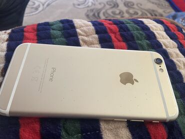 Apple iPhone: IPhone 6, Б/у, 32 ГБ, Золотой, Чехол, 100 %