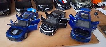 Искусство и коллекционирование: Miqyaslı metal model avtomobil dəsti - Modellər: BMW sedan (mavi) — 3