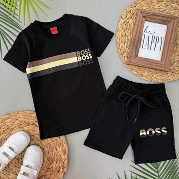 polovni dečiji automobili na akumulator: Hugo Boss, Set: T-shirt, Shorts
