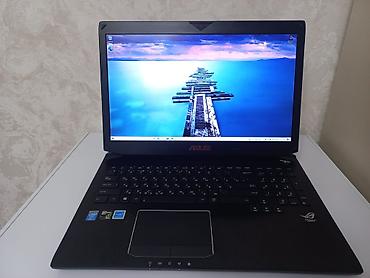 notebook bluetooth: TƏCİLİ SATILIR!! ASUS ROG seriyası noutbuk - Korpus: mat qara, ROG — 3